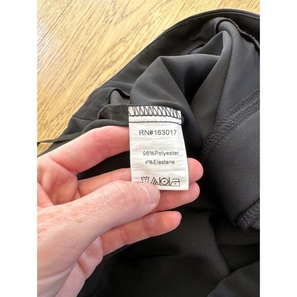 Princess Polly Pleat Waist Straight Leg Pants in Black - Picture 4 of 5